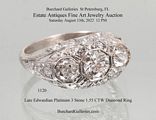 Edwardian Diamond Ring Burchard Galleries Auaction