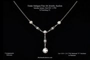 Diamond Necklace Burchard Auction