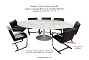 Knoll Table Van der Rohe Chairs