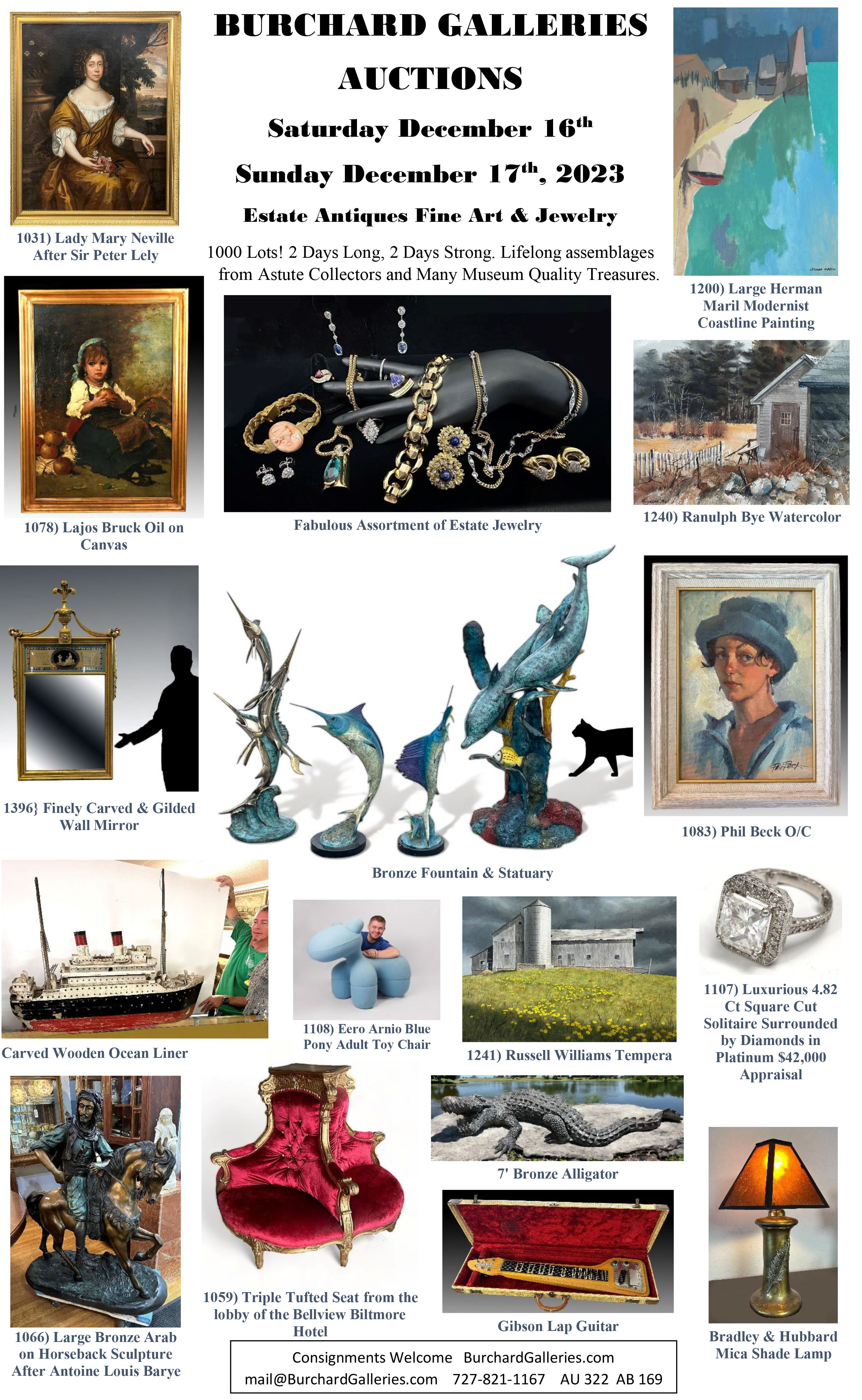 coming december Burchard Auctions
