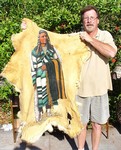 Indian Painting signed T. Kauffman