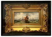 Nautical Art with Ornate Frame 