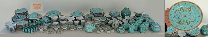 Large Collection of Blue China