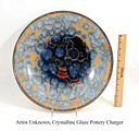 Crystalline Glaze Pottery Charger