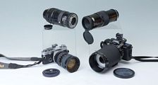 Collection of Cameras and Lenses