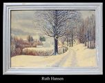 Ruth Hansen Snow Landscape Art