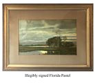 Illegibly Signed Florida Pastel