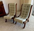 victorian slipper chairs