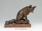 Bronze Fox Monogrammed A. M.