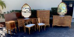 French Inlaid Bedroom Set 