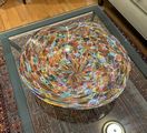 Multi Colored Glass Bowl