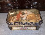 Sevres Container with Man & Woman