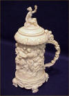 carved ivory stein