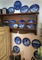 Blue & white plates