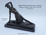 Bronze Reclining Statue 