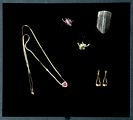Gold Necklace, Rings and Earrings 